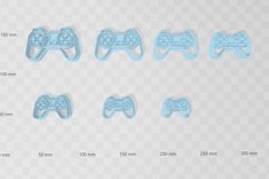 Game Controller 2 Clay Cutter - Retro Gamer STL Digital File Product Image 2