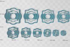 Clay Cutter STL File Moroccan Quatrefoil 2- Earring Product Image 2