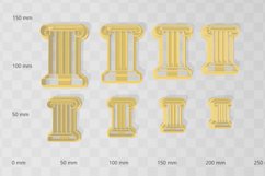 Column 6 Clay Cutter - Cookie Cutter STL File Product Image 2