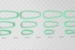 Triangle 1 Hair Barrette/Crocodile Clay Cutter Product Image 2