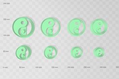 Yin Yang 2 Clay Cutter - STL Digital File Download- 8 sizes Product Image 2