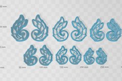 Clay Cutter STL File Peacock 1- Earring Digital File Downloa Product Image 2