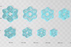 Flower 22 Clay Cutter - Cookie Cutter STL File Product Image 2