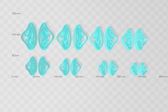 Clay Cutter STL File Butterfly Wings 1 - Earring Digital Fil Product Image 2