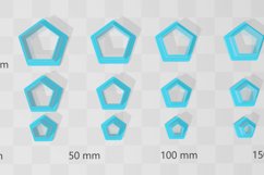 Stud Micro Pentagon 1 Clay Cutter - Cookie Cutter Stl Product Image 2