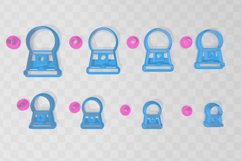 Gumball Machine Clay Cutter - STL Digital File Download- 8 s Product Image 2