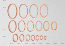 Oval 1 Clay Cutter - Cookie Cutter STL File Product Image 2