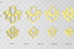 Flower 15 Earring Clay Cutter - Cookie Cutter STL Files Product Image 2