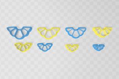 Embossed Half Flower Cutter - Embossed STL Digital File Down Product Image 2