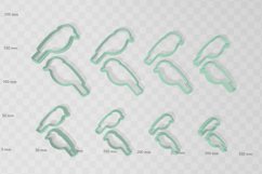 Clay Cutter STL File Bird 1- Earring Digital File Download- Product Image 2