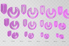 Boho 2 Part 2 Earring Clay Cutter Cookie Cutter STL Product Image 2