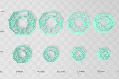 Greek Wreath 3 Clay Cutter - Cookie Cutter STL File Product Image 3