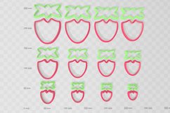 Clay Cutter STL File Strawberry Combo- Earring Digital File Product Image 2