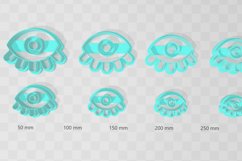 Eye 2 Clay Cutter - Cookie Cutter STL Product Image 2