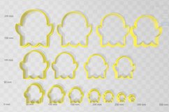 Ghost 4 Clay Cutter Earring -Cookie Cutter Product Image 2