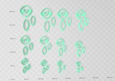 Boho Square Combo 2 Clay Cutter - Cookie Cutter STL File Product Image 3