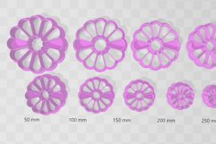 Clay Cutter STL File Frill Donut 4- Classic Earring Digital Product Image 2