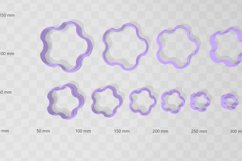 Wave Shape 1 Earring Clay Cutter - Cookie Cutter STL Files Product Image 2