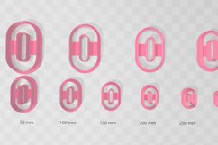 Pill Shape 2 Clay Cutter - Cookie Cutter STL File Product Image 3