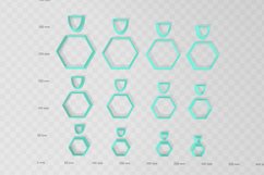 Hexagon Combo 1 Clay Cutter - Cookie Cutter STL File Product Image 2
