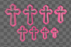 Clay Cutter STL File Cross 3- Christian Earring Digital File Product Image 2