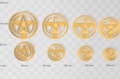 Clay Cutter STL File - Pentagram 3 Clay Cutter Earring -C Product Image 2