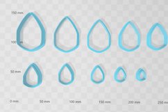 Irregular Hexagon 2 Clay Cutter - Jewelry Earring STL Digita Product Image 2