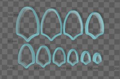 Clay Cutter STL File Irregular Modern 2- Geometric Modern Ea Product Image 2