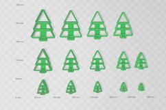 Christmas Tree Clay Cutter - Cookie Cutter STL File Product Image 2