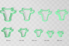 Cow/Bull 1 Clay Cutter Cookie Cutter STL Product Image 2