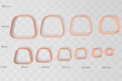 Clay Cutter STL File Chunky Trapezoid - Basic Shape Digital Product Image 2