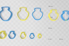 Vase Clay Cutter - STL Digital File Download- 10 sizes and 2 Product Image 2