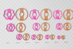 Clay Cutter STL File Donut 1- Earring Digital File Download- Product Image 2