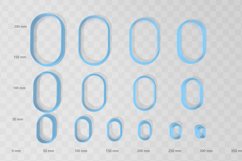 Pill Shape 1 Clay Cutter - Cookie Cutter STL File Product Image 3