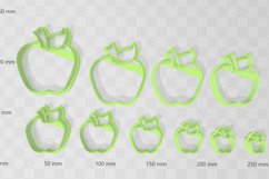 Apple 2 Earring Clay Cutter - Cookie Cutter Product Image 2