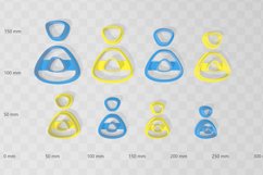 Wide Trapezoid Donut Clay Cutter - STL Digital File Download Product Image 2