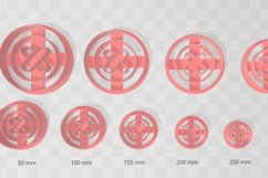 Button 4 Earring Clay Cutter -Cookie Cutter Product Image 2