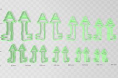 Tree Key 2 Clay Cutter - Cookie Cutter STL File Product Image 3