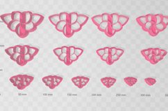 Flower Leaf 2 Clay Cutter - Cookie Cutter STL File Product Image 2