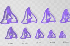 Wiggle Triangle 2 Clay Cutter - Cookie Cutter STL File Product Image 2