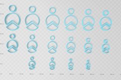 Circle Combo 1 Clay Cutter - Cookie Cutter STL Product Image 2