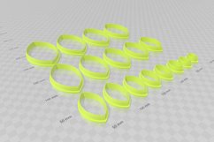 Leaf Petal 1 Clay Cutter - Cookie Cutter STL File Product Image 3