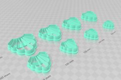 Clay Cutter STL File Frill Drop 4- Earring Digital File Down Product Image 3