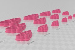 Flower Leaf 2 Clay Cutter - Cookie Cutter STL File Product Image 3