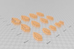 Geometric Drop 3 Clay Cutter - STL Digital File Download- 13 Product Image 3