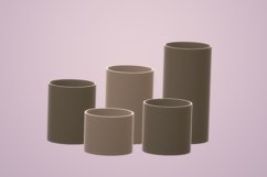 10cm Wide Base, Cylinder Vase STL File Product Image 3