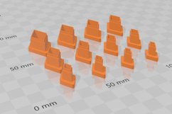 13 Designs Basic Shapes Stud Micro Clay Cutter - Cookie Cutt Product Image 8