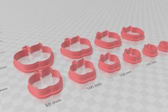 Apple 1 Earring Clay Cutter - Cookie Cutter Product Image 3