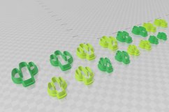 Mirrored Cactus Cutter - Tropical Summer STL Digital File Do Product Image 3