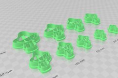 Mushroom 2 Earring Clay Cutter - Cookie Cutter Product Image 3